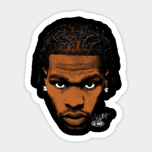 Lil Baby Big Face Sticker